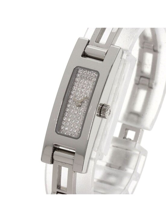 Gucci Square Face Dial Diamond Watch SS main image 8